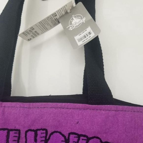 Disney Parks 2022 Halloween Mickey Zip Canvas Tote Bag NWT - Picture 10 of 11